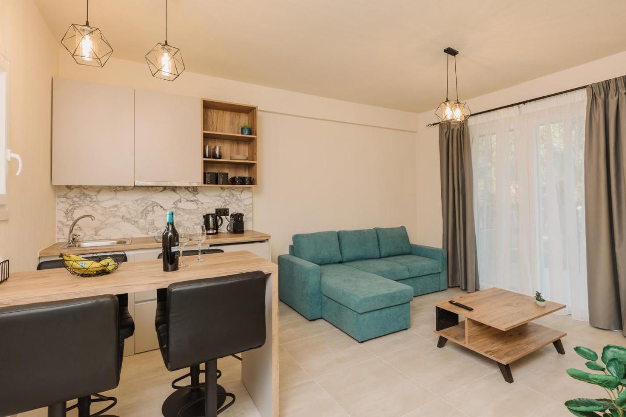 Olvion Suites Skala Sotiros Bagian luar foto